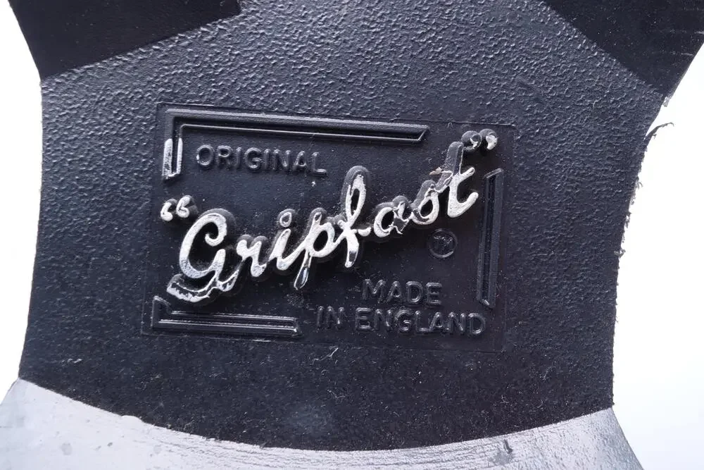 Gripfast Boots Mens Size 10 US 9 EU Black Leather Cap Toe Combat Made England